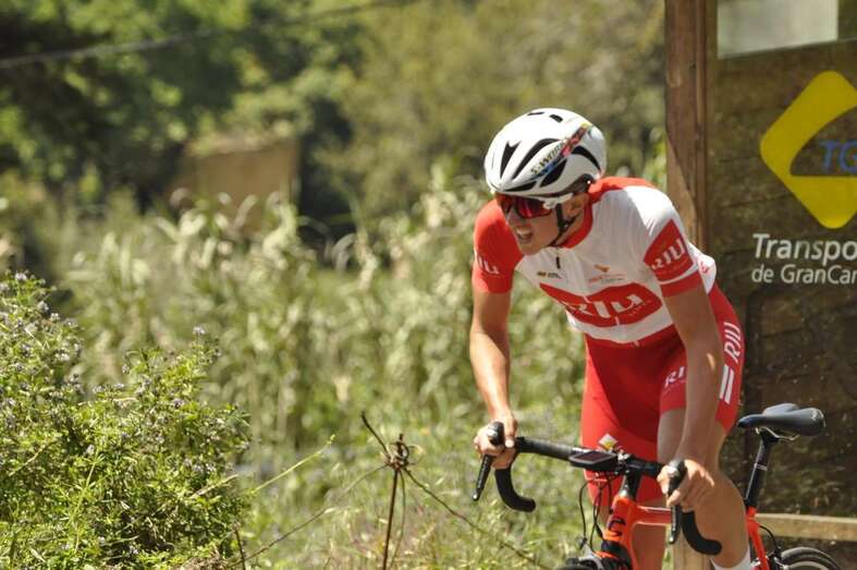 El joven corredor teldense, Pablo Rodríguez Cabello (Foto TA)